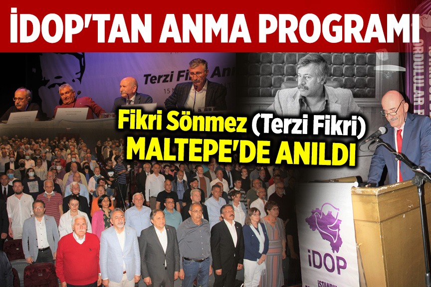 “İDOP’TAN FİKRİ SÖNMEZ ANMASI “