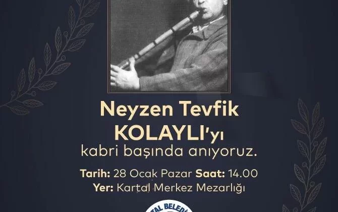 Şair Neyzen Tevfik Ölüm Yıl Dönümünde Kartal’daki Mezarı Başında Anılacak