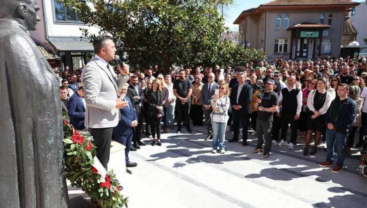 ŞİLE BELEDİYE BAŞKANI ÖZGÜR KABADAYI BELEDİYE ÇALIŞANLARI İLE BAYRAMLAŞTI