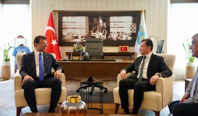 İMAMOĞLU’NDAN BALCIOĞLU’NA TEBRİK ZİYARETİ