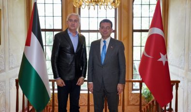 RAMALLAH BELEDİYE BAŞKANI’NI AĞIRLADI