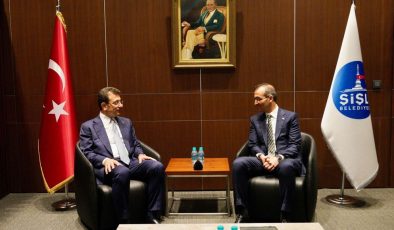 İMAMOĞLU’NDAN ŞAHAN’A TEBRİK ZİYARETİ