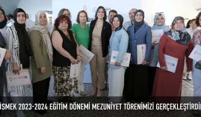 ÜSMEK 2023-2024 EĞİTİM DÖNEMİ MEZUNİYET TÖRENİMİZİ GERÇEKLEŞTİRDİK