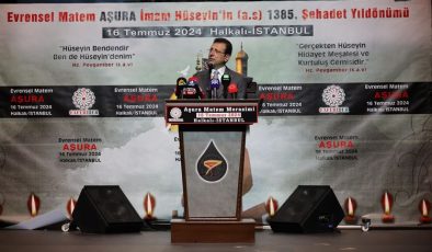 EVRENSEL AŞURA MATEM MERASİMİ TÖRENİ’NE KATILDI