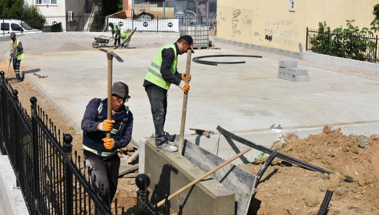 Kavakpınar Haydarpaşa Sokak Parkı’nın yapımına başlandı