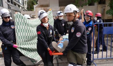 Maltepe’de gerçeğini aratmayan tatbikat